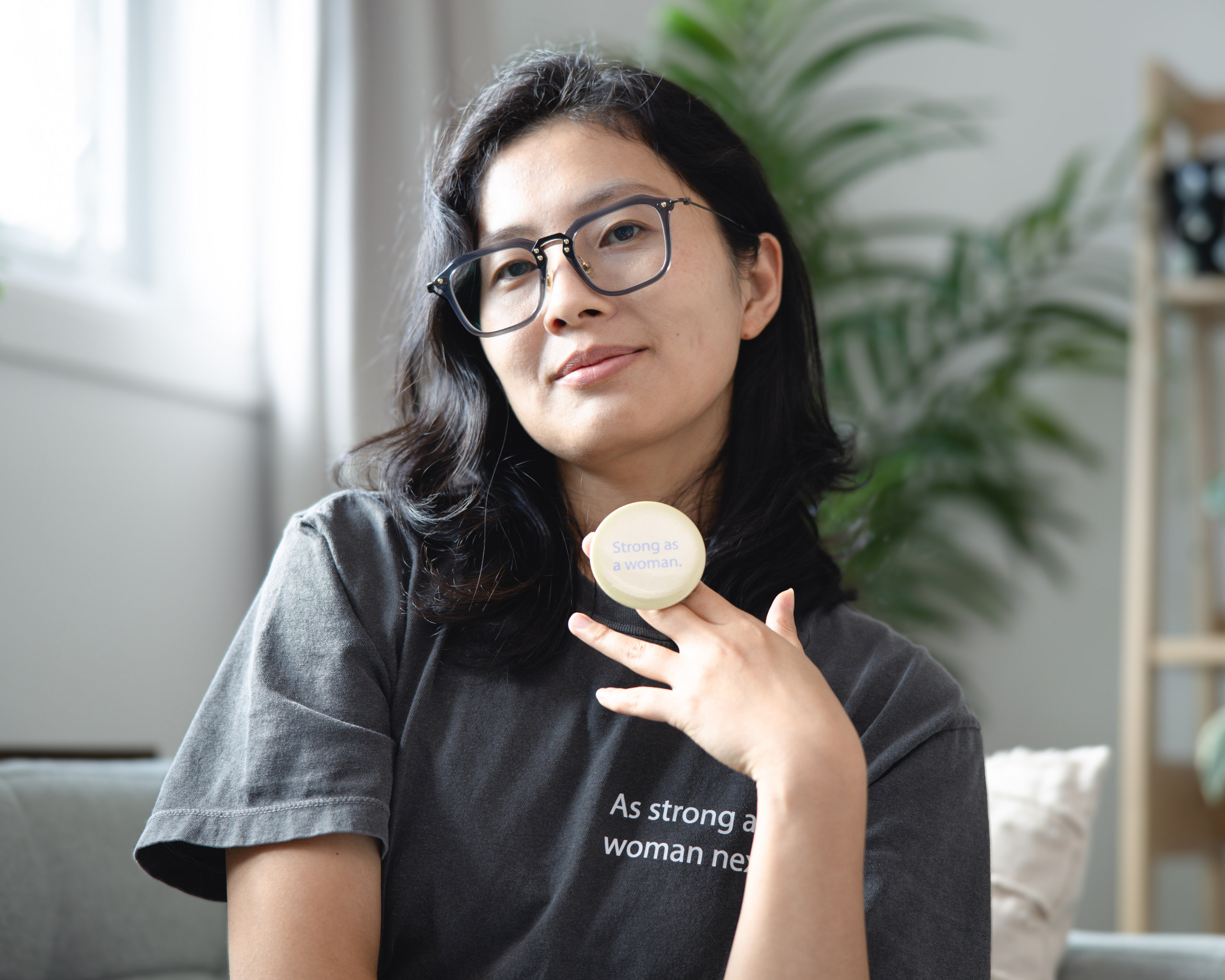 Lu’s headshot Three women working together